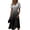 Gray-A#2226, variant on Midi Women's Dresses Summer Beach Vacation Wrap V Neck Swing Dresses Trendy Loose Gradient Short Sleeve Dresses