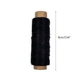 50m 150D Flat Waxed Thread 0.8mm Thickness Waxed Cord Hand Stitching ...