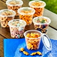 Great Value Disposable Plastic Snack Cups with Lids, Clear, 5.5 oz, 25