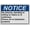 Warning Sign 2, variant on ANSI Stairway Safety Sign - 8"x12" Weatherproof Plastic UV Resistant (No playing/standing/sitting on stairs Walkways Sit on bleachers properly) for Indoor/Outdoor