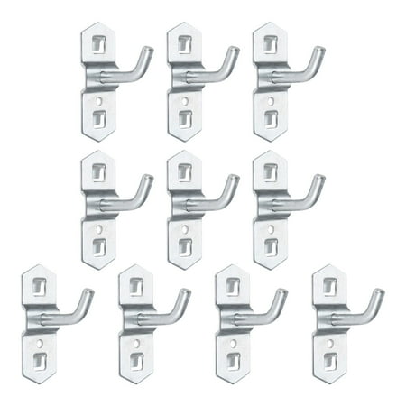 

10PCS 25MM Tool Hanging Hook Metal Display Rack Kitchen and Houseware Shelf Hook Hole Dish Kitchen Accessories DRELD