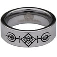 thumbnail image 2 of Vegvisir Compass Tungsten Carbide Ring, 2 of 9