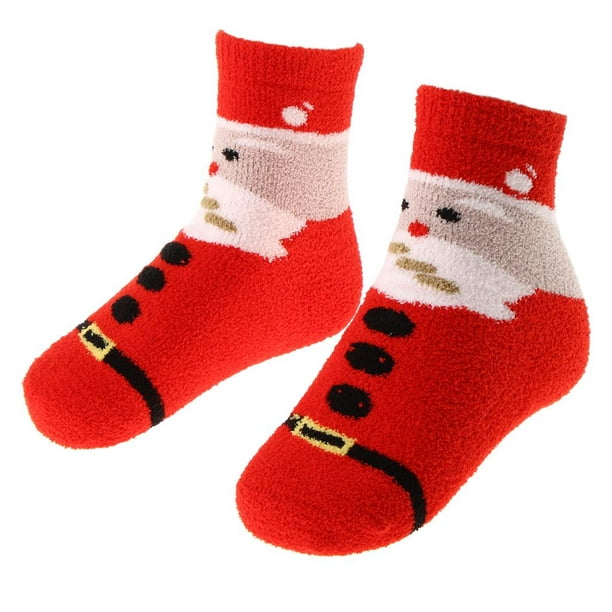 4 Pairs Of Christmas Slipper Socks For Ladies Xmas Non Skid Gripper Sock  Winter Stocking Filler Gift. Buy Now For £7.00.