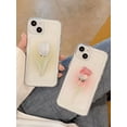 thumbnail image 2 of 2pcs Floral Pattern Phone Case Compatible With iPhone 15/15Pro/15Plus/15Promax, 2 of 5