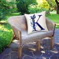 thumbnail image 2 of VogueV Spring Alphabet Pillow Cover - Seasonal A-Z Decorative Case K, 2 of 4