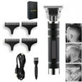 thumbnail image 1 of Sinhoon Usb Rechargeable Outliner Grooming Cordless Close Cutting T-Blade Trimmer OMM Baldheaded, Retro Oil Head Hair Clippers Zero Gapped Detail Beard Shaver Barbershop lining clippers for men(Black), 1 of 9