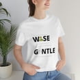 thumbnail image 6 of Men and Women's Jersey Short Sleeve Tee | Wise & Gentle - Religious T-shirt, 6 of 10