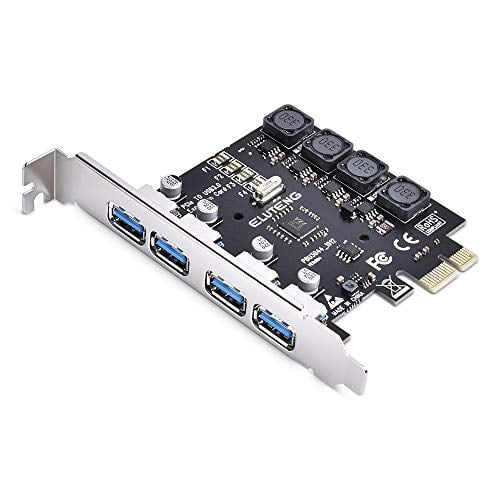 Pcie Usb 3 0 Card Eluteng 4 Ports Pci Expree To Usb Expansion Card Super Speed 5gbps Pcie Usb 3 0 Card Eluteng 4 Ports Pci Expree To Usb Expansion Card Super Speed 5gbps