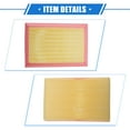 thumbnail image 5 of Car Engine Air Filter Compatible for Buick Encore 1.4L 2013-2022 No.95021102 Durable PP Beige, 5 of 6