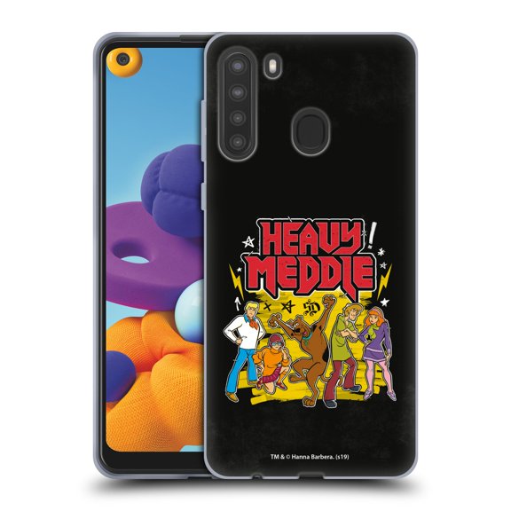 Head Case Designs Officially Licensed Scooby-Doo Mystery Inc. Heavy Meddle Soft Gel Case Compatible with Samsung Galaxy A21 (2020)