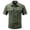 Army Green, variant on Men's Big and Tall Shirts Button Down Short Sleeve UPF 50+ Sun Protection Fishing Shirts Casual Breathable Quick Dry Cooling Hiking Shirts with Pockets