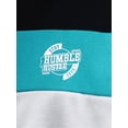 thumbnail image 5 of Kucnuzki 5T Little Boy Winter Outfits Pants Sets Long Sleeve Durable Color-Blocked Hoodie Sweatshirt Elastic Pants 2PCS Set Multi-color, 5 of 6