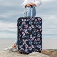 thumbnail image 7 of Pofeuu Love Butterflies Print Luggage Suitcase Cover Protector Luggage Washable Covers Aesthetic for 18/24/28/32 inch Luggage（No luggage included）-Large, 7 of 7