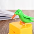 thumbnail image 5 of Tarro de almacenamiento con dispensador de palillos de dientes, caja de contenedor con soporte automático para palillos de dientes telescópico con forma de pájaro para sala de estar (pájaro, 5 of 5