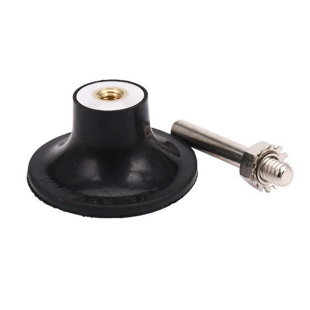 3 Set Almohadilla de Respaldo de 50 mm Discos de Lijado de Con Soporte de Vástago de 6 mm para Discos de