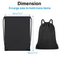 thumbnail image 3 of Miaocao 2PCS Drawstring Bags Bulk, String Backpack for Men Women, Cinch Bag Draw String Back Bag for Gym, Sports, Travel, Swimming, Beach, Red, 3 of 6
