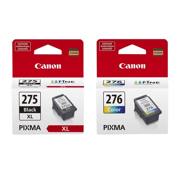 Cartuchos de tinta Canon PG-275 XL color negro CL-276