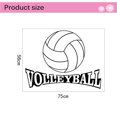 thumbnail image 4 of Deportes Calcomanías De Pared Pegatina Voleibol Pared Calcomanía Deportes Pared Decoración Para Dormitorio Sala De Estar Eigraketly HA020896-00, 4 of 6