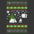 thumbnail image 3 of Men's Ugly Christmas Sweater Camping T-Shirt, 3 of 3