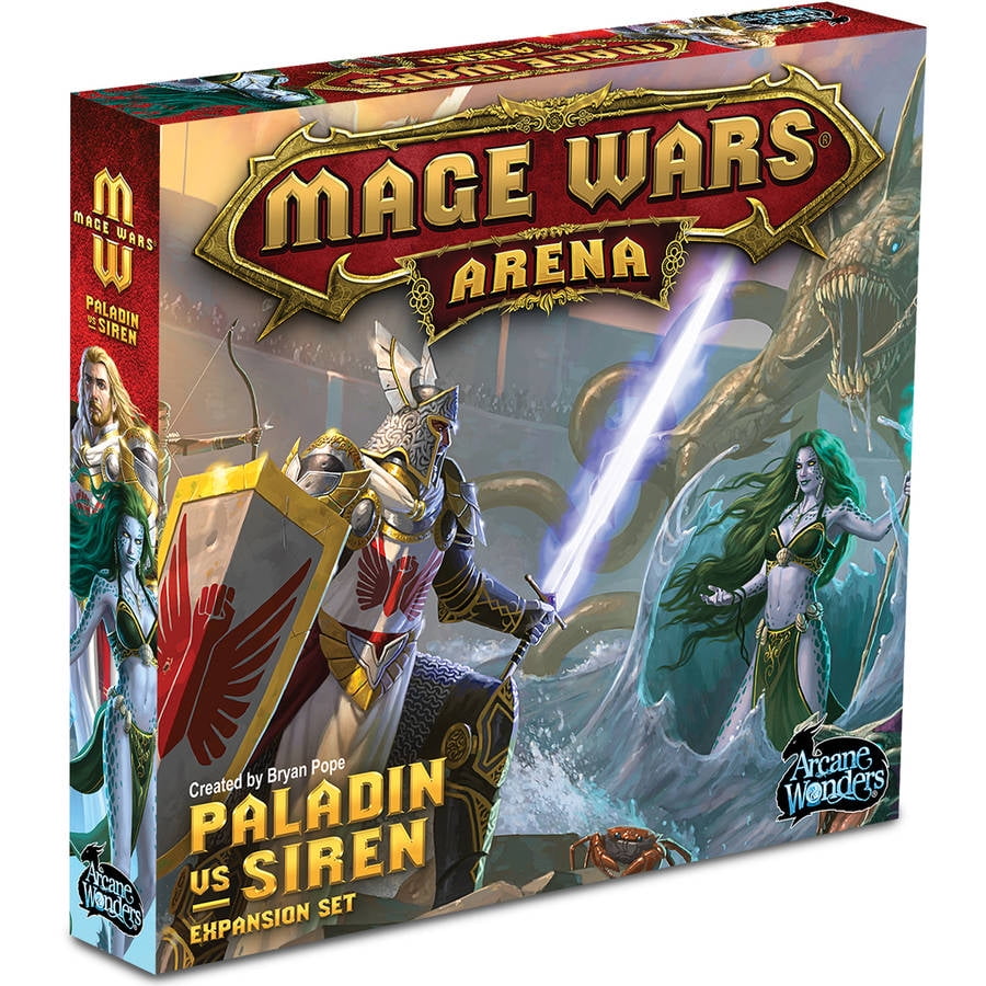 Mage Wars Arena Paladin vs Siren