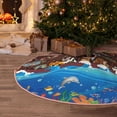 thumbnail image 5 of Sikiie Animals On Noah's Ark2 Nativity Christmas Tree Skirt, Jesus Christian Winter Holiday Tree Mat Decoration(30-48IN)36", 5 of 6
