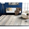 thumbnail image 3 of SAFAVIEH Amelia Manuel Geometric Area Rug, Gray/Gold, 3' x 5', 3 of 11