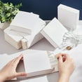 thumbnail image 3 of 36 Pcs Folding Cardboard Paper Boxes White Cardboard Boxes Treat Boxes DIY Gift Packaging Boxes for Small Presents Packaging 4.7x4.7x1.3 Inch, 3 of 9