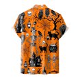 thumbnail image 4 of WOLIAUO Halloween Shirts Halloween Costumes Vintage Horror Shirt for Men Skeleton Graphic Tees for Adult 2026 Holiday Fall Spooky Season XL Orange, 4 of 8