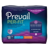 72-Count Prevail Disposable Underwear Female Large