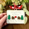 thumbnail image 3 of YOHAVEN Neighbors By Chance Friends By Choice Wood Ornament Gift for Neighbor Housewarming Friendship Appreciation Meaningful Holiday Decoration Present, 3 of 3