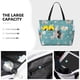 thumbnail image 3 of Fotbe Teal Mama Llama Bolsa de Viaje para Playa - Resistente al Agua, Bolsa Tote de Gran Capacidad y Ligera con 7 Bolsillos para Mujeres y Hombres, 3 of 7
