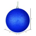 thumbnail image 2 of Vickerman N592031DG Boule Pailletée Bleu Minuit 8 Po. avec Capuchon Percé, 2 of 3