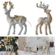 thumbnail image 1 of 2 piezas Reno Elk Salvador Árbol de Navidad Decoración Artesanía Figuras Colgante de ciervo decorativo, 1 of 10