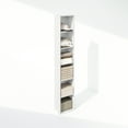 thumbnail image 5 of Furinno Luder 6-Tier Multipurpose Clothing & Closet Storage Organizer Shelf, White, 5 of 6