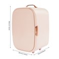thumbnail image 3 of Mini Fridge, 12.68Qt Skincare Fridge, Portable Cooler and Warmer, Compact Refrigerator for Comestic Storage, Makeup, Lipstick, SkinCare, Bedroom, Office, Dorm (Pink), 3 of 16