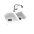 thumbnail image 6 of Swan KSDB-2518-010 25" x 18" Swanstone Double-Basin Dual Mount Kitchen Sink, Available in Various Colors, 6 of 7