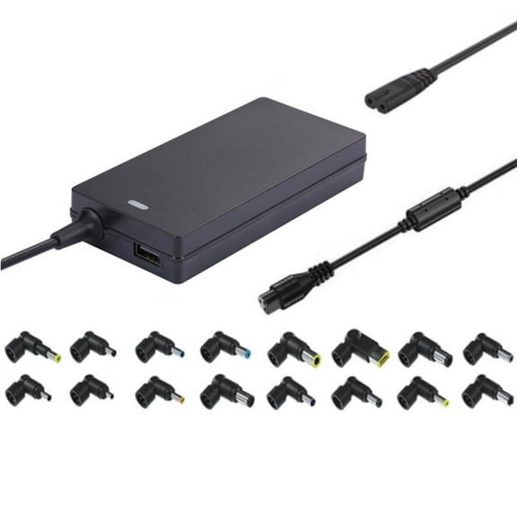 KOMMEN 65W Universal Laptop Charger AC Adapter for Notebook Ultrabook with 16 x Auto-Identifying Adapters