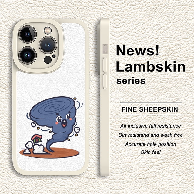 Destaca entre la multitud con una exclusiva funda de goma de TPU con patrón de dibujos animados para iPhone