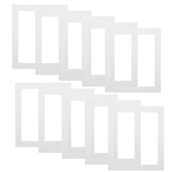 HOMEMAXS 20 Pcs Precut Mat Picture Frame Lined with Jam 30.20X25.10X0.10CM White