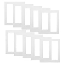 HOMEMAXS 20 Pcs Precut Mat Picture Frame Lined with Jam 30.20X25.10X0.10CM White