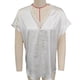 thumbnail image 1 of Camiseta de cuello en V con ribete de encaje, camiseta básica de encaje con ribete de encaje para mujer, camiseta de manga corta con ribete de encaje, máxima confiabilidad, 1 of 3