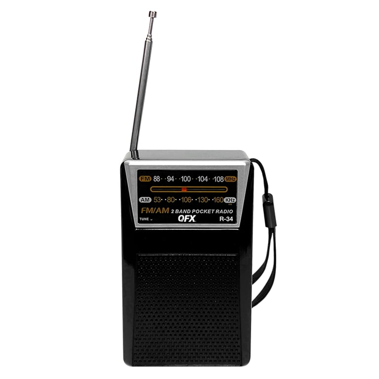 QFX R-34 Portable Rechargeable AM/FM Radio photo 1