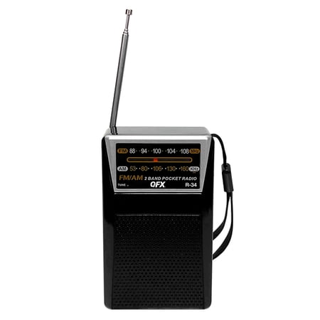 QFX Battery Portable AM/FM Radios
