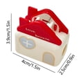 thumbnail image 3 of Toothbrush Head Cover Plastic House-Shaped with Secure Clip for Travel, Camping and Daily Use, 3 of 6