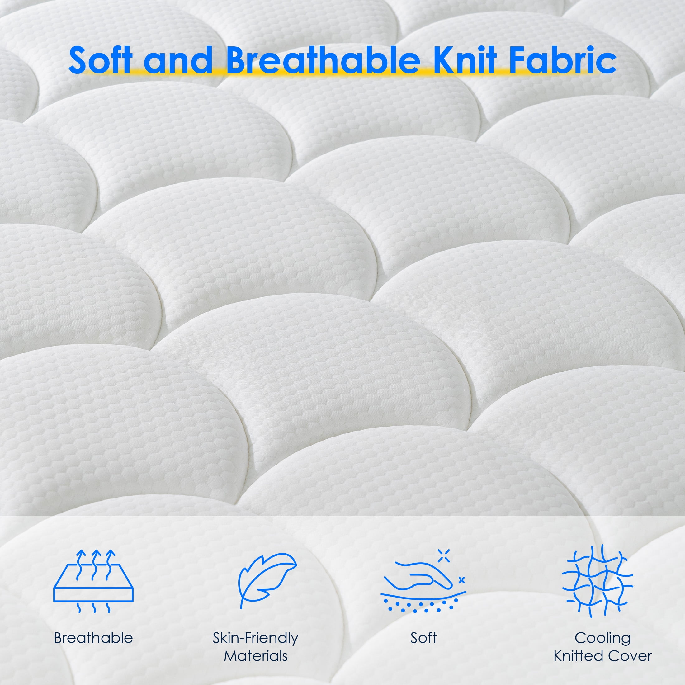 10 inch King Size Last Foam Memory Foam Mattress in a Box, Medium Firm