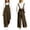 Coffee, variant on Women Corduroy Overalls Wide Leg Jumpsuit, Adjustable Straps Loose Casual Long Pants with Side Pockets Coffee XL(XL)