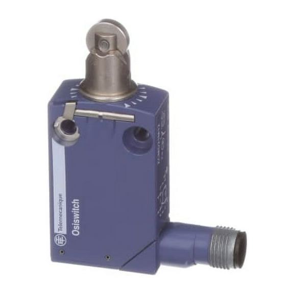 Telemecanique Sensors Plug-InLimitSwitch,RollerPlunger,1NO/1NC XCMD2102M12