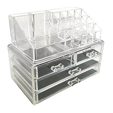 Manzoo Acrylic Makeup Cosmetic Organizer Cosmetics