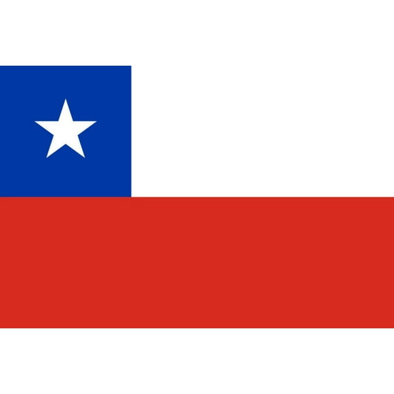 Chile Flag Decal Sticker - 6 inches wide