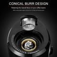 thumbnail image 6 of Secura Conical Burr Coffee Grinder, Electric Coffee Grinder with 18 Grind Settings, Adjustable Burr Mill Coffee Bean Grinder for 2-10 Cups, 6 of 8